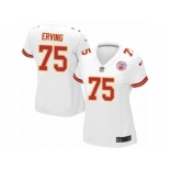 Women Nike Kansas City Chiefs #75 Cameron Erving Game White NFL Jersey