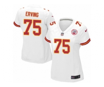 Women Nike Kansas City Chiefs #75 Cameron Erving Game White NFL Jersey