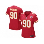 Women Nike Kansas City Chiefs #90 Reggie Ragland Game Red Team Color NFL Jersey