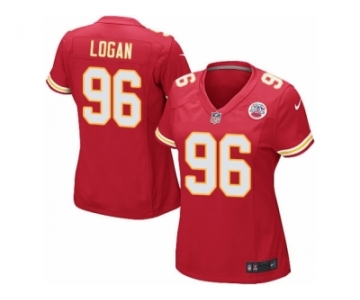 Women Nike Kansas City Chiefs #96 Bennie Logan Game Red Team Color NFL Jersey