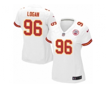 Women Nike Kansas City Chiefs #96 Bennie Logan Game White NFL Jersey