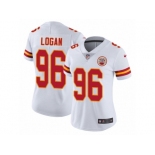 Women Nike Kansas City Chiefs #96 Bennie Logan White Vapor Untouchable Limited Player NFL Jersey