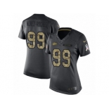 Women Nike Kansas City Chiefs #99 Rakeem Nunez-Roches Limited Black 2016 Salute to Service NFL Jersey