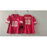 Women's Kansas City Chiefs #10 Isiah Pacheco Red Vapor Untouchable Limited Stitched Jersey