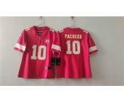 Women's Kansas City Chiefs #10 Isiah Pacheco Red Vapor Untouchable Limited Stitched Jersey