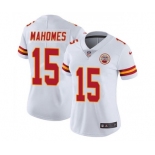 Women's Kansas City Chiefs #15 Patrick Mahomes White Vapor Untouchable Limited Stitched NFL Jersey