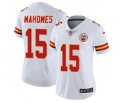 Women's Kansas City Chiefs #15 Patrick Mahomes White Vapor Untouchable Limited Stitched NFL Jersey