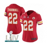 Women's Kansas City Chiefs #22 Juan Thornhill Red Team Color Vapor Untouchable Limited Player Super Bowl LIV Bound Football Jersey