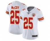 Women's Kansas City Chiefs #25 LeSean McCoy Game White Football Jersey