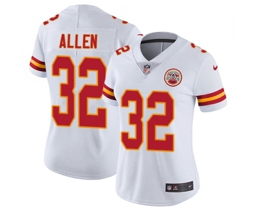 Women's Kansas City Chiefs #32 Marcus Allen White Vapor Untouchable Limited Player Football Jersey