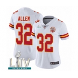 Women's Kansas City Chiefs #32 Marcus Allen White Vapor Untouchable Limited Player Super Bowl LIV Bound Football Jersey