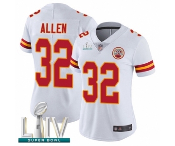 Women's Kansas City Chiefs #32 Marcus Allen White Vapor Untouchable Limited Player Super Bowl LIV Bound Football Jersey