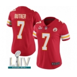 Women's Kansas City Chiefs #7 Harrison Butker Red Team Color Vapor Untouchable Limited Player Super Bowl LIV Bound Football Jersey