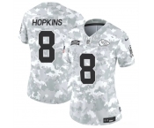 Women's Kansas City Chiefs #8 DeAndre Hopkins 2024 F.U.S.E Arctic Camo Salute To Service Limited Stitched Football Jersey