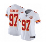 Women's Kansas City Chiefs #97 Alex Okafor White Vapor Untouchable Limited Player Football Jersey