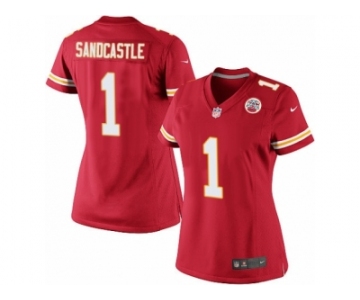 Women's Nike Kansas City Chiefs #1 Leon Sandcastle Limited Red Team Color NFL Jersey