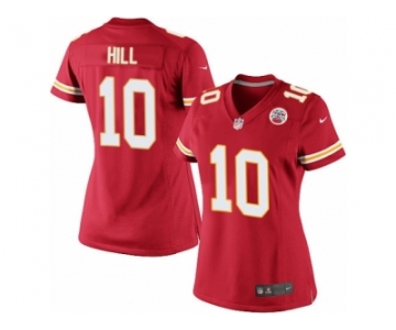 Women's Nike Kansas City Chiefs #10 Tyreek Hill Limited Red Team Color NFL Jersey