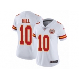 Women's Nike Kansas City Chiefs #10 Tyreek Hill Vapor Untouchable Limited White NFL Jersey