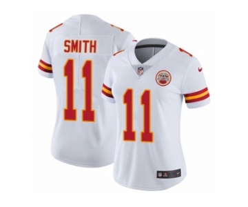 Women's Nike Kansas City Chiefs #11 Alex Smith Vapor Untouchable Limited White NFL Jersey