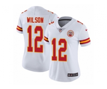 Women's Nike Kansas City Chiefs #12 Albert Wilson Vapor Untouchable Limited White NFL Jersey