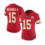 Women's Nike Kansas City Chiefs #15 Patrick Mahomes II Red Team Color Vapor Untouchable Limited Player NFL Jersey