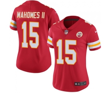 Women's Nike Kansas City Chiefs #15 Patrick Mahomes II Red Team Color Vapor Untouchable Limited Player NFL Jersey