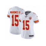 Women's Nike Kansas City Chiefs #15 Patrick Mahomes II Vapor Untouchable Limited White NFL Jersey