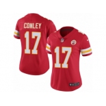 Women's Nike Kansas City Chiefs #17 Chris Conley Limited Red Rush NFL Jersey