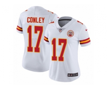 Women's Nike Kansas City Chiefs #17 Chris Conley Vapor Untouchable Limited White NFL Jersey