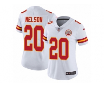 Women's Nike Kansas City Chiefs #20 Steven Nelson Vapor Untouchable Limited White NFL Jersey