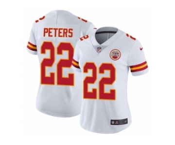 Women's Nike Kansas City Chiefs #22 Marcus Peters Vapor Untouchable Limited White NFL Jersey