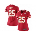 Women's Nike Kansas City Chiefs #25 Marqueston Huff Limited Red Team Color NFL Jersey