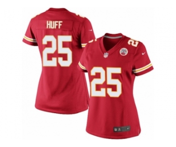 Women's Nike Kansas City Chiefs #25 Marqueston Huff Limited Red Team Color NFL Jersey