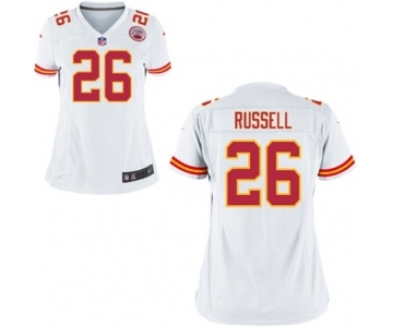 Women's Nike Kansas City Chiefs #26 KeiVarae Russell White NFL Jersey