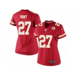 Women's Nike Kansas City Chiefs #27 Kareem Hunt Limited Red Team Color NFL Jersey