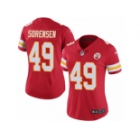 Women's Nike Kansas City Chiefs #49 Daniel Sorensen Limited Red Rush NFL Jersey