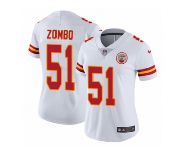 Women's Nike Kansas City Chiefs #51 Frank Zombo Vapor Untouchable Limited White NFL Jersey