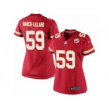 Women's Nike Kansas City Chiefs #59 Justin March-Lillard Limited Red Team Color NFL Jersey