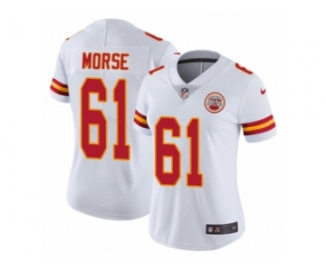 Women's Nike Kansas City Chiefs #61 Mitch Morse Vapor Untouchable Limited White NFL Jersey