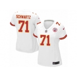 Women's Nike Kansas City Chiefs #71 Mitchell Schwartz Game White NFL Jersey