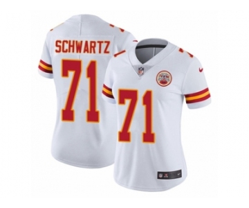 Women's Nike Kansas City Chiefs #71 Mitchell Schwartz Vapor Untouchable Limited White NFL Jersey