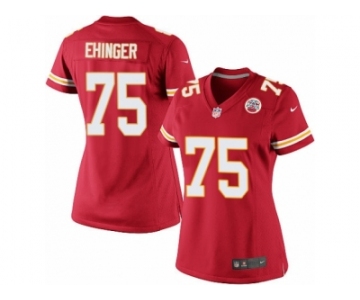 Women's Nike Kansas City Chiefs #75 Parker Ehinger Limited Red Team Color NFL Jersey