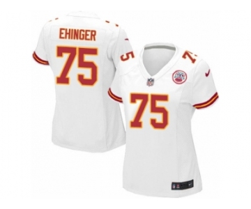 Women's Nike Kansas City Chiefs #75 Parker Ehinger Limited White NFL Jersey