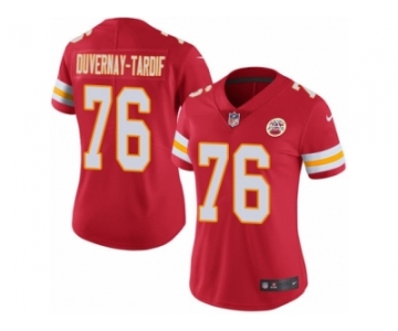 Women's Nike Kansas City Chiefs #76 Laurent Duvernay-Tardif Limited Red Rush NFL Jersey