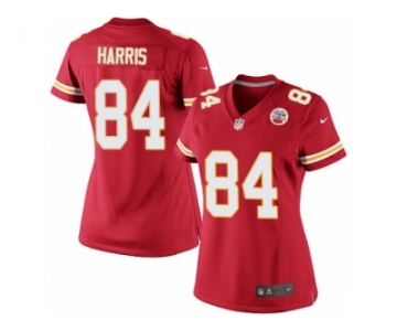 Women's Nike Kansas City Chiefs #84 Demetrius Harris Limited Red Team Color NFL Jersey