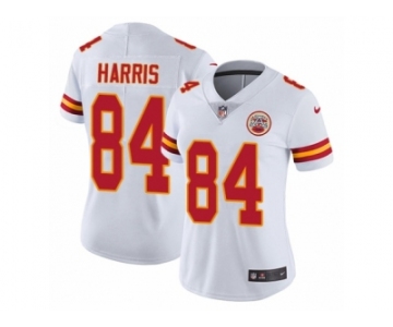 Women's Nike Kansas City Chiefs #84 Demetrius Harris Vapor Untouchable Limited White NFL Jersey