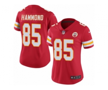 Women's Nike Kansas City Chiefs #85 Frankie Hammond Limited Red Rush NFL Jersey