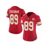 Women's Nike Kansas City Chiefs #89 Gavin Escobar Limited Red Rush NFL Jersey