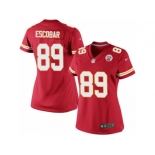 Women's Nike Kansas City Chiefs #89 Gavin Escobar Limited Red Team Color NFL Jersey