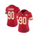 Women's Nike Kansas City Chiefs #90 Bennie Logan Limited Red Rush NFL Jersey